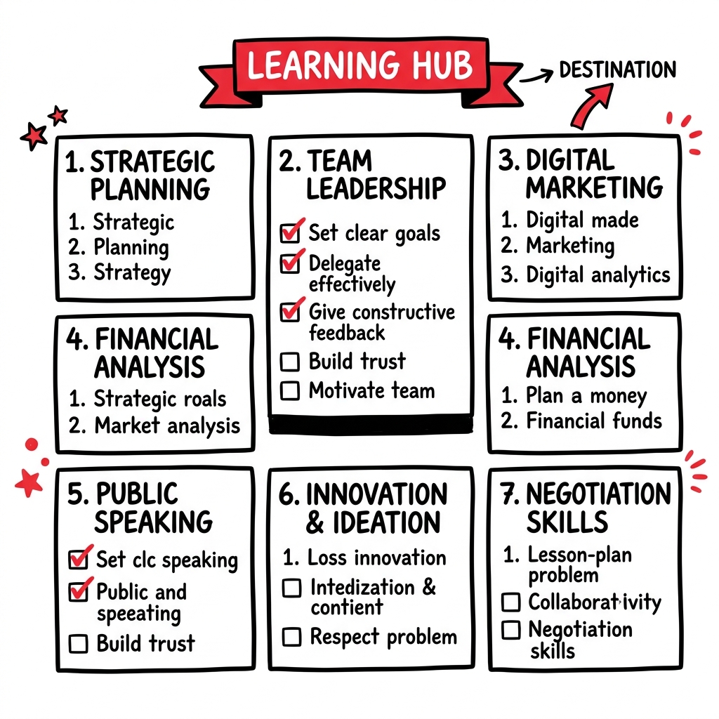 Seven skill dimensions as a learning hub of lesson plans