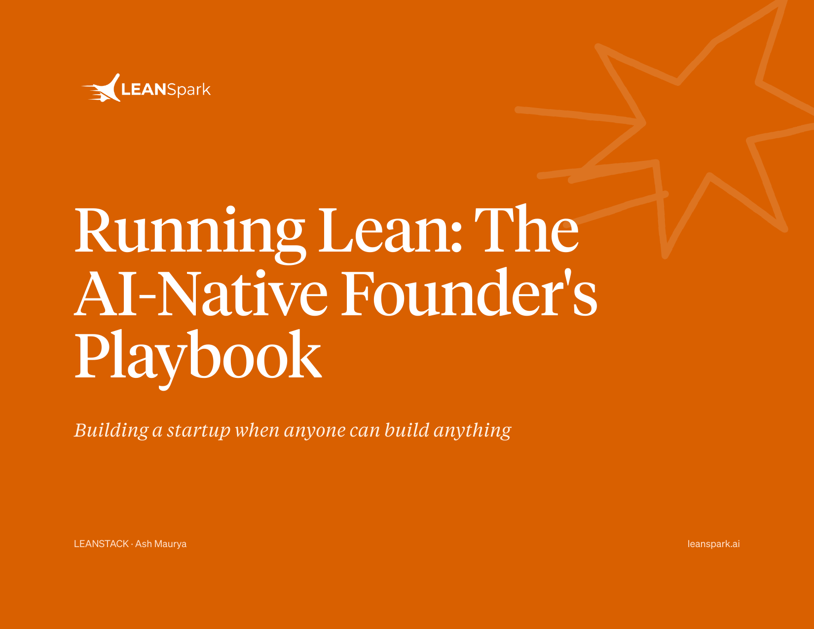 Cover of Running Lean: The AI-Native Founder's Playbook